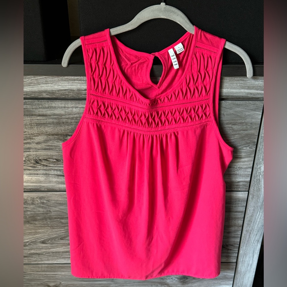Pink Sleeveless Top
